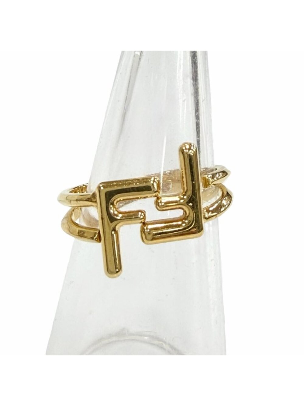 Fendi FF Ring Zucca Gold